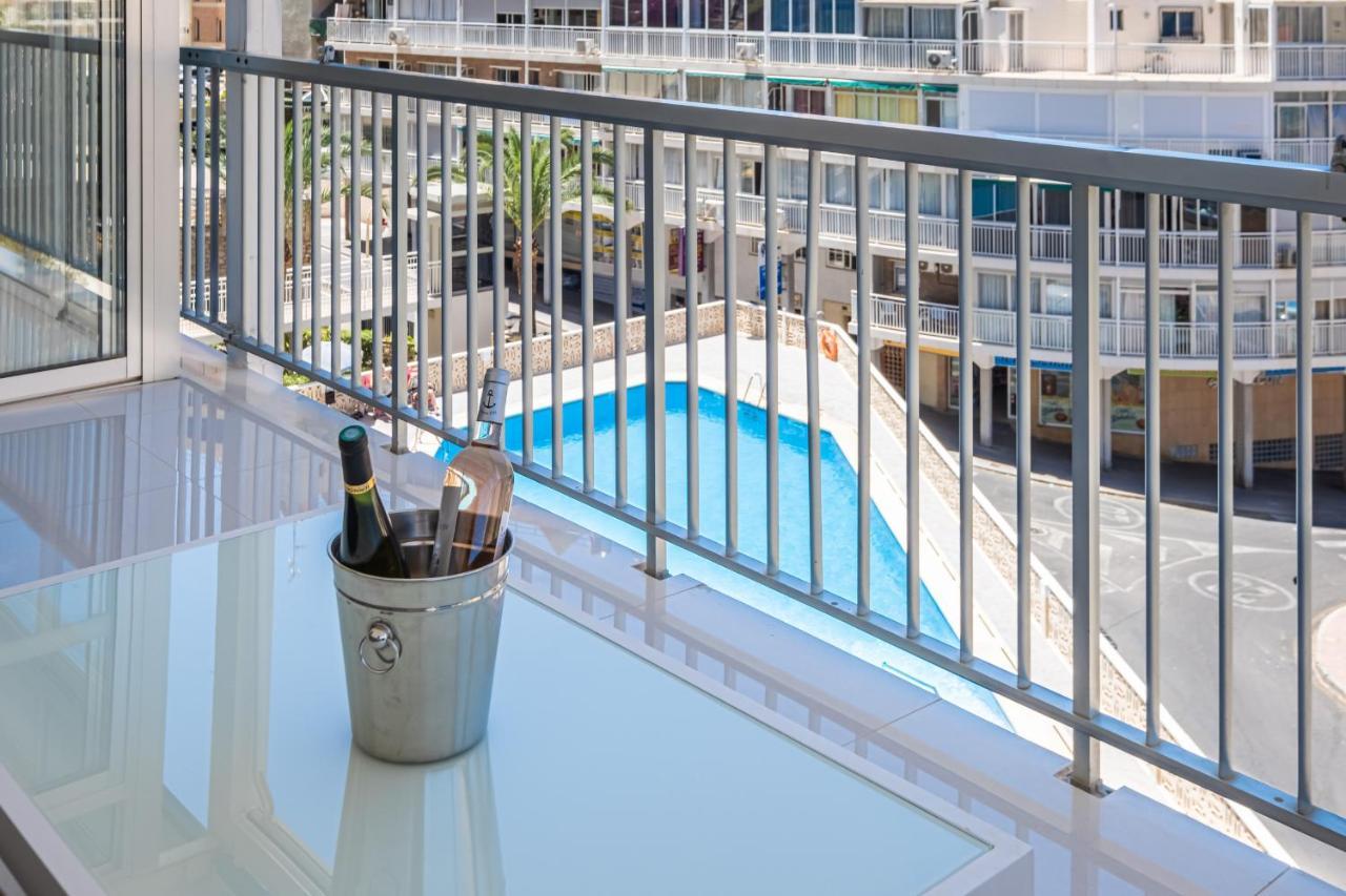 La Perla Benidorm Apartment Seaview & Pool Levante Beach Extérieur photo