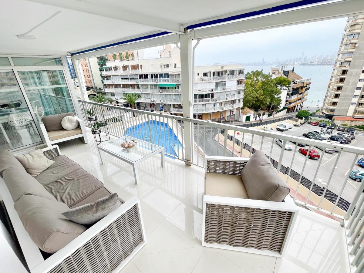 La Perla Benidorm Apartment Seaview & Pool Levante Beach Extérieur photo
