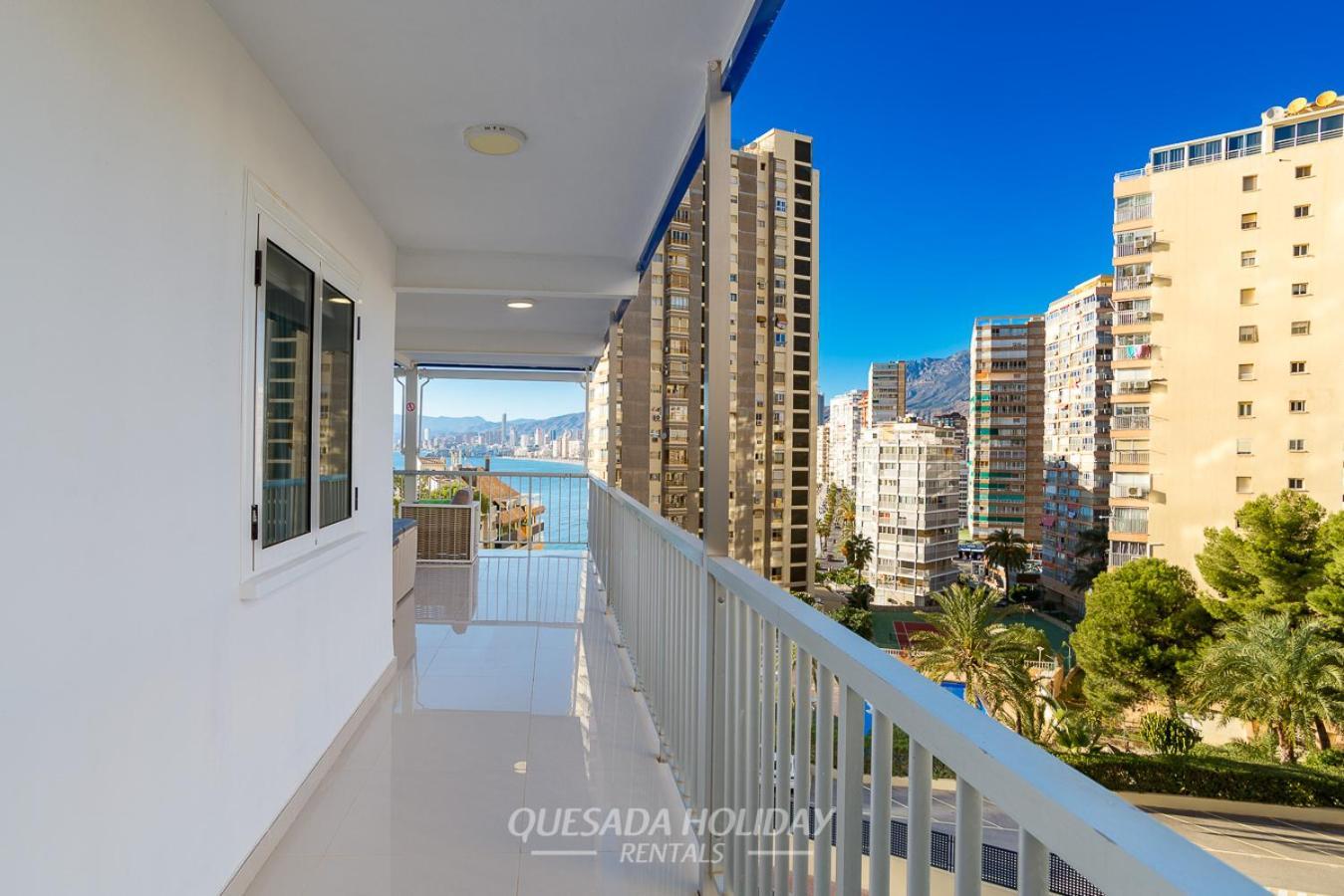 La Perla Benidorm Apartment Seaview & Pool Levante Beach Extérieur photo
