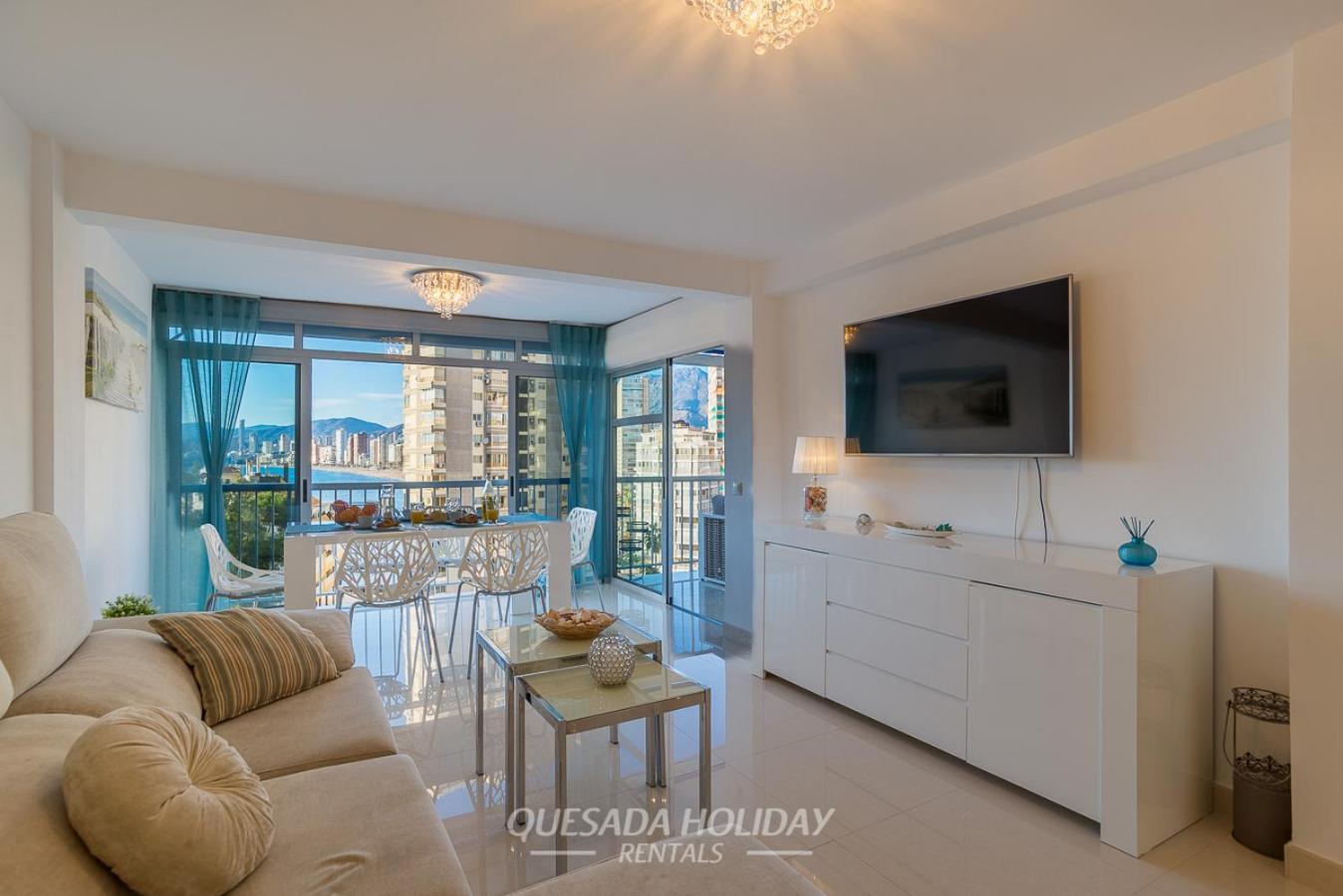 La Perla Benidorm Apartment Seaview & Pool Levante Beach Extérieur photo