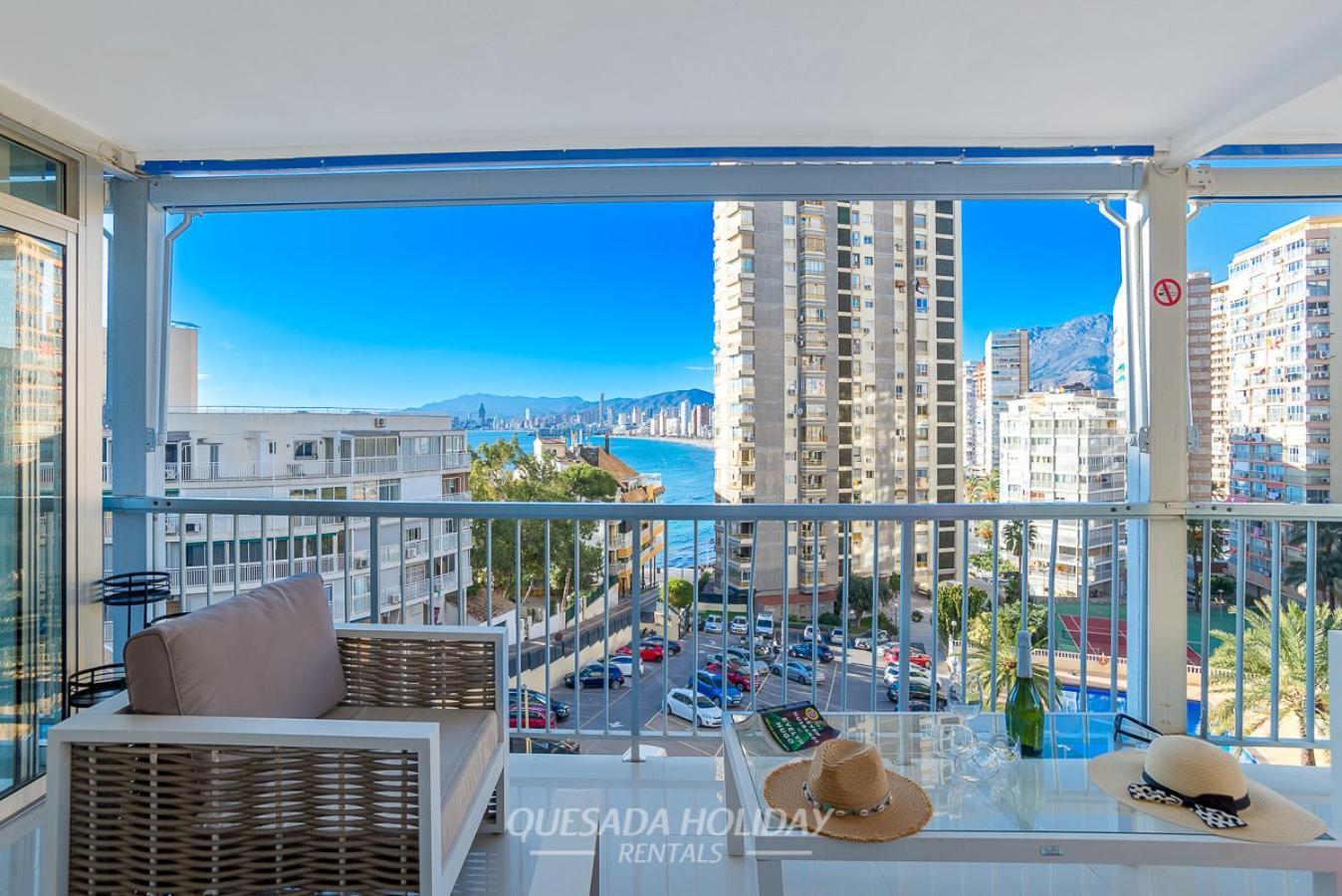 La Perla Benidorm Apartment Seaview & Pool Levante Beach Extérieur photo