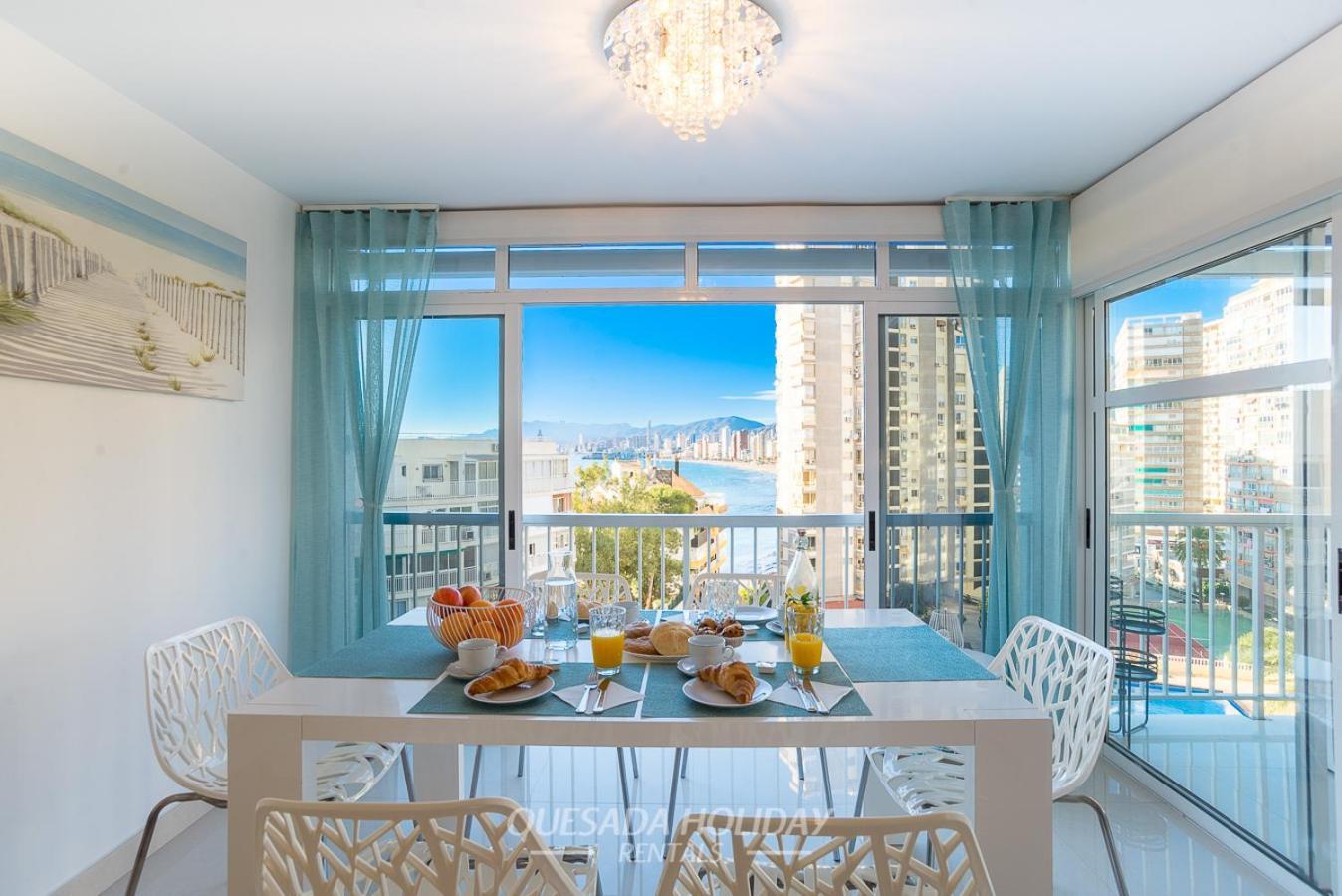 La Perla Benidorm Apartment Seaview & Pool Levante Beach Extérieur photo