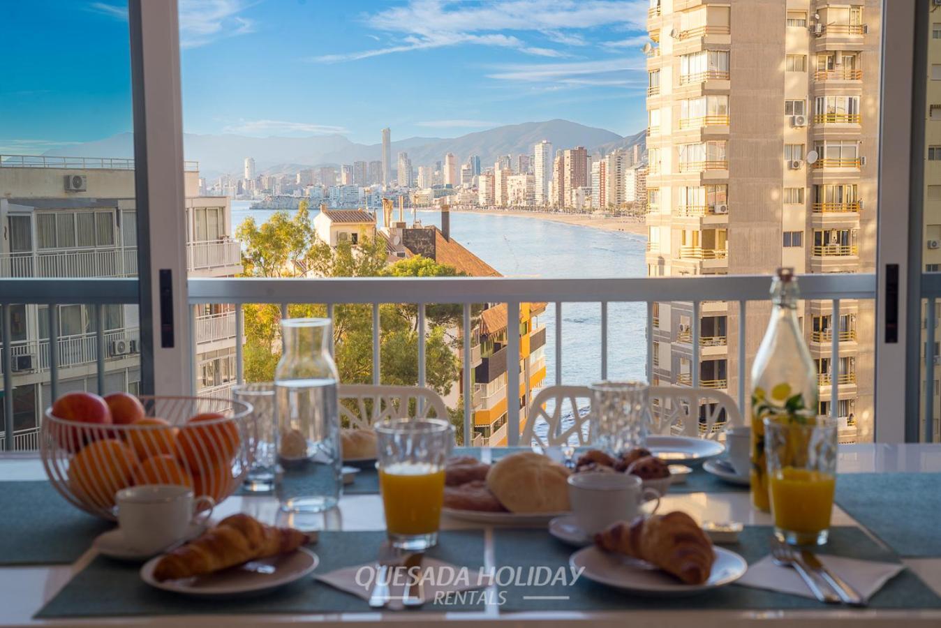 La Perla Benidorm Apartment Seaview & Pool Levante Beach Extérieur photo