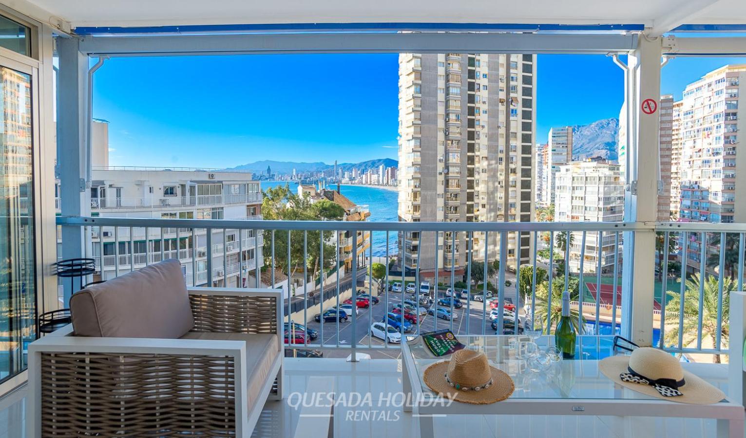 La Perla Benidorm Apartment Seaview & Pool Levante Beach Extérieur photo